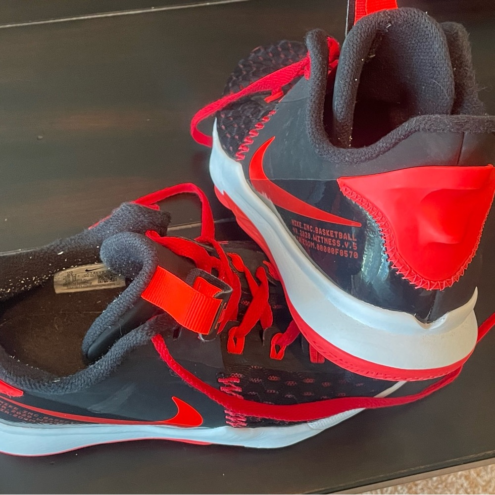 Nike LeBron basketball shoes—size women’s 7.5, 6 youth